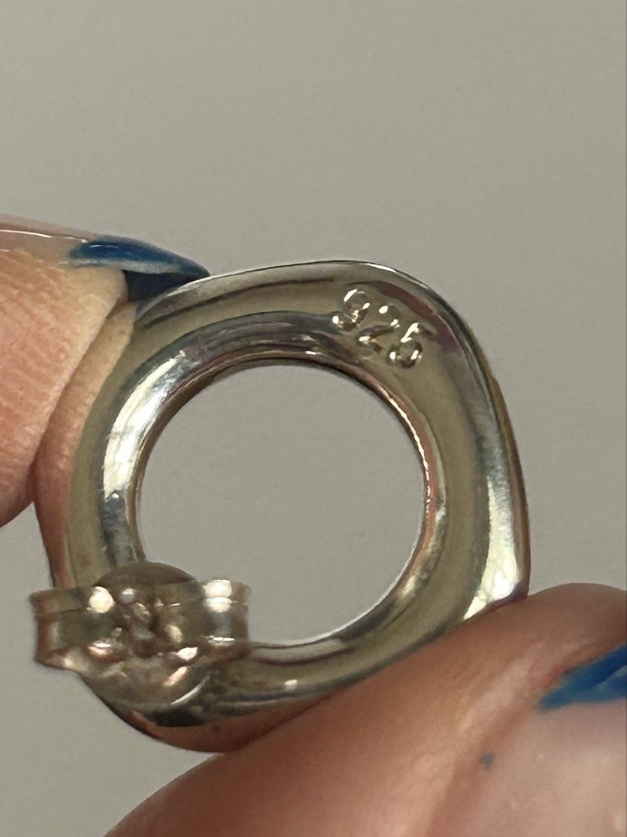 Orecchini pendenti & Orecchini a lobo: Abstrakte 925 Silber Ohrringe – Usato da Bern venduto da Ilikebluegems 4