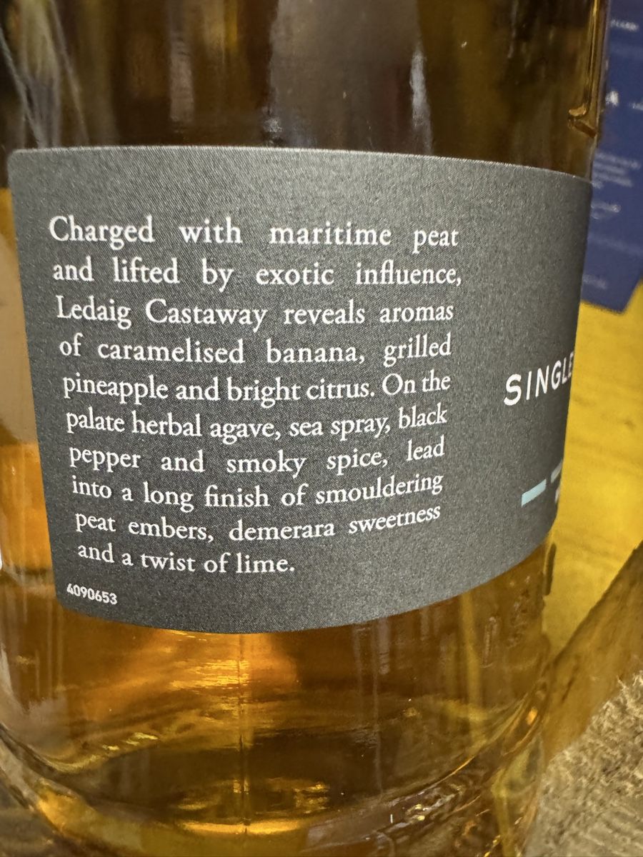 Spirituosen: Ledaig Castaway RUM-TEQUILA Finish Whisky Limited Edition – Neu und originalverpackt aus Hergiswil NW von wert721 4