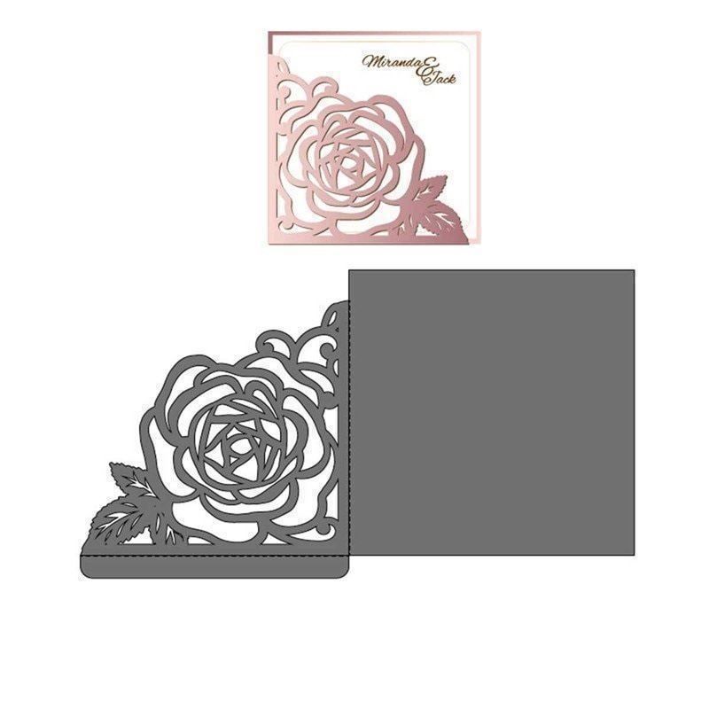 Sciablone: ROSE KÄRTCHEN STANZSCHABLONE – Nuovo e nell'imballaggio originale da Affoltern am Albis venduto da Makianwa