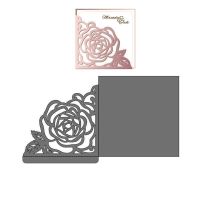 ROSE KÄRTCHEN STANZSCHABLONE
