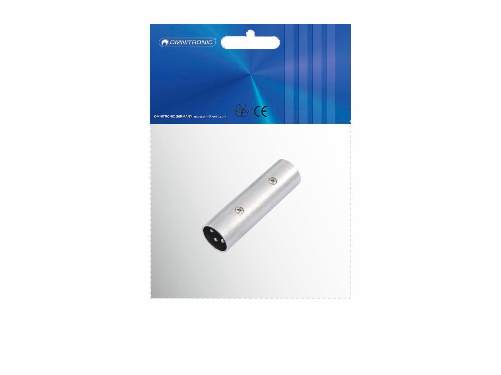 Unità & Adattatore: OMNITRONIC Adapter XLR(M)/XLR(M) – Nuovo e nell'imballaggio originale da Däniken SO venduto da Profog1 1