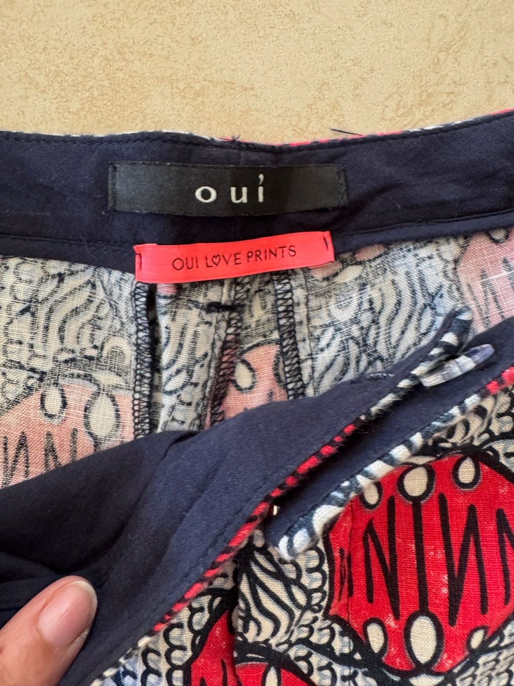Pantaloni: Oui Leinen Hose Gr. 44 – Usato da Kirchdorf AG venduto da coco123 5