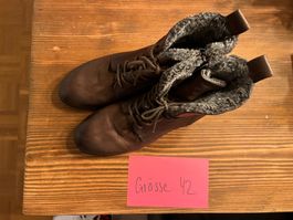 Gefütterte Herren-Winterstiefel, Passione due 2, Leder, 42