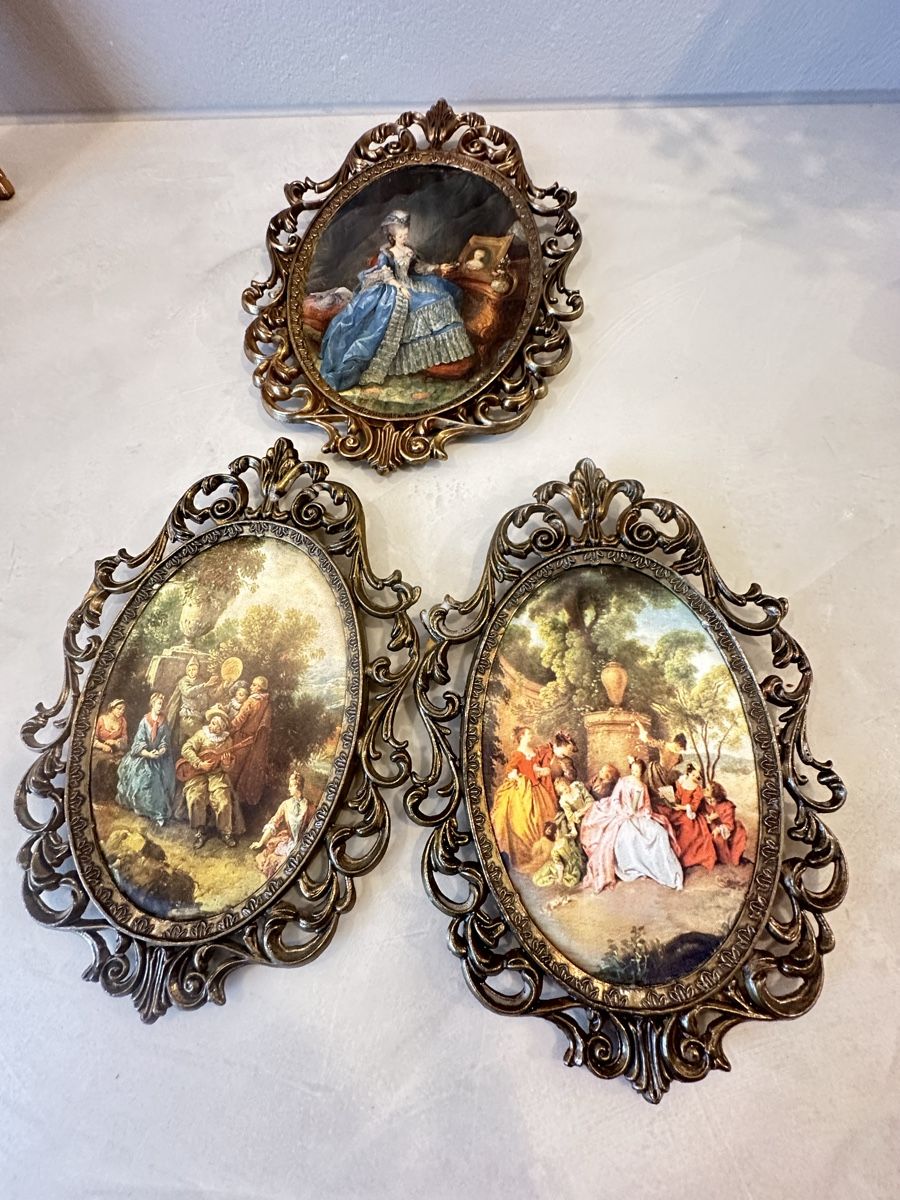 Foto & Immagini: Vintage Rococo Metall Wandbilder Set – Usato da Nebikon venduto da Vanessa2003
