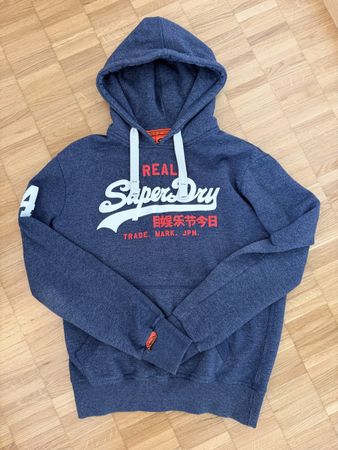 Superdry Hoodie, blau, Grösse L, top Zustand!