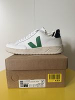 Veja V-12 Sneaker Leder weiss-grün Grösse 39 wie neu
