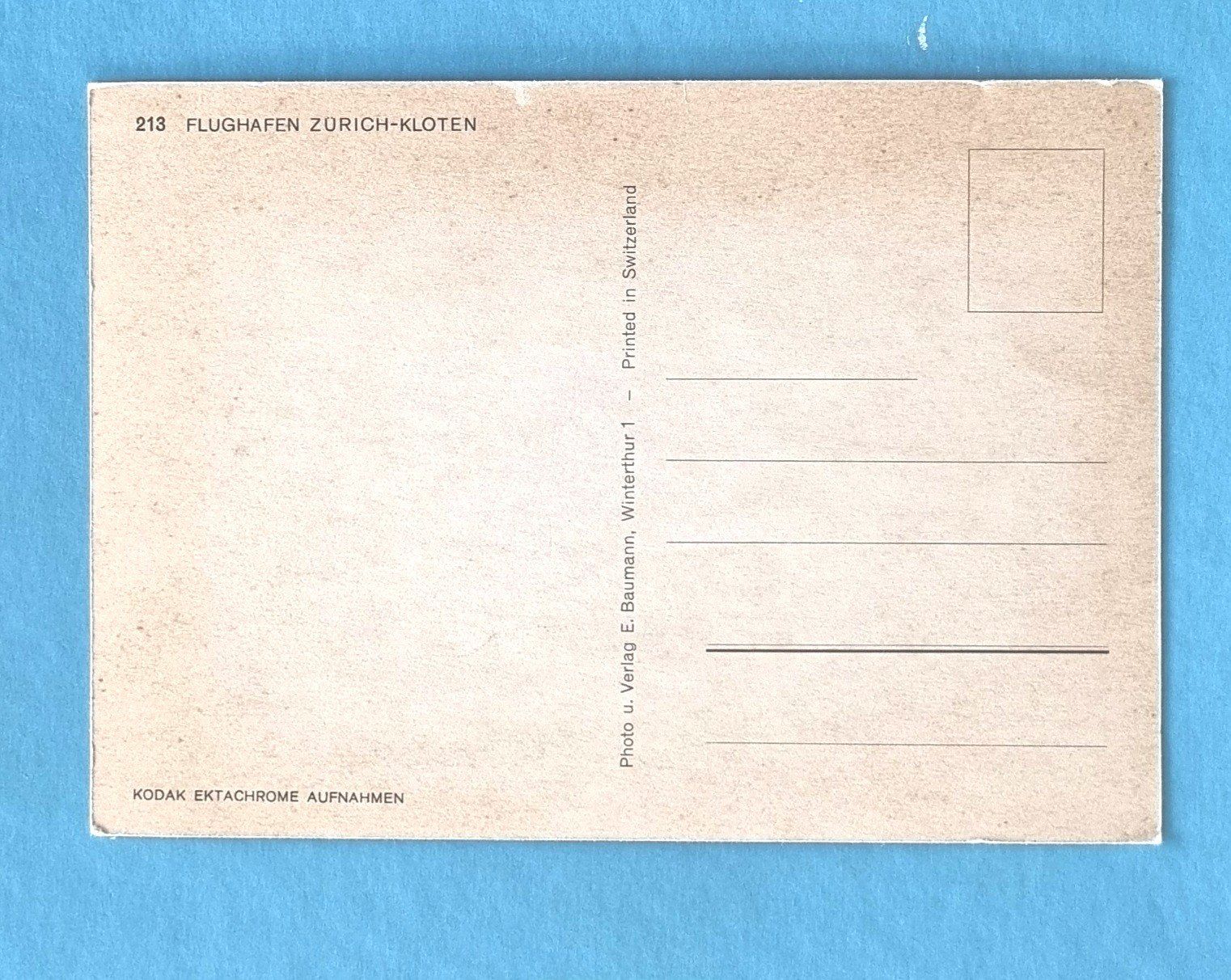 Cartoline postali: Zürich - Flughafen by Night – Usato da Rothrist venduto da RROENK 1