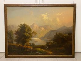 Gemälde, Wallenstädter-See von Guido Hampe