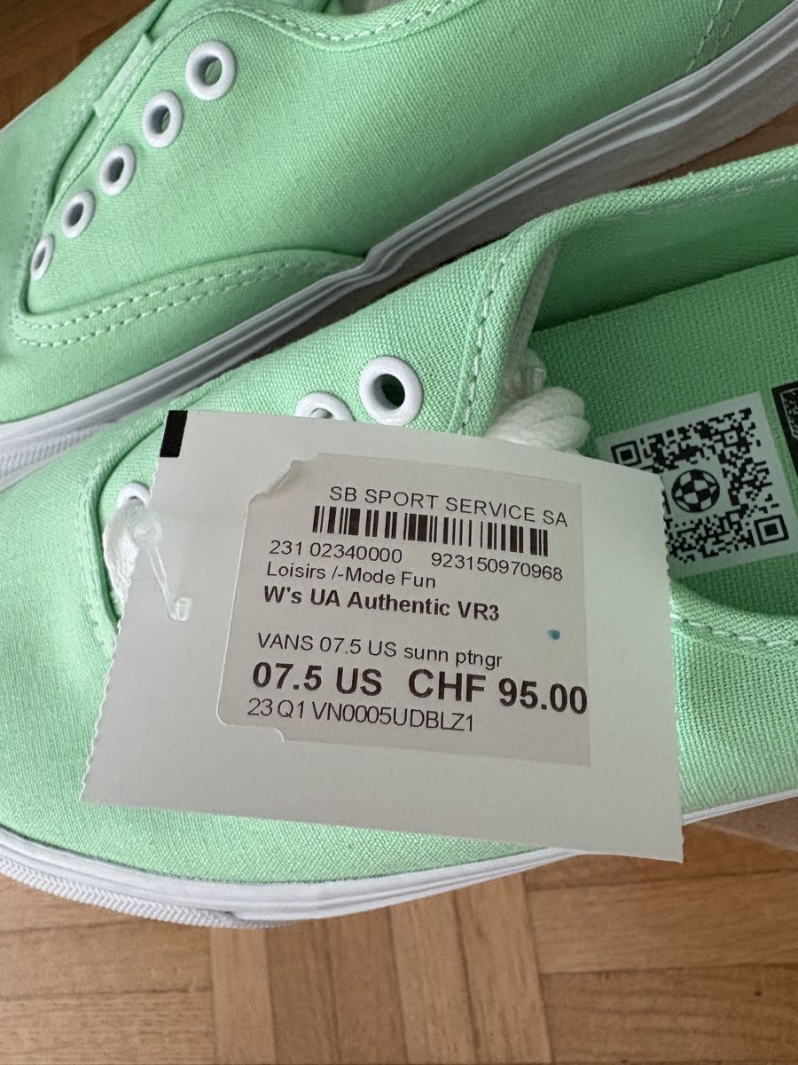 Vans Scarpe da donna: Sommerliche Vans Authentic Grösse 40 in Hellgürn – Nuovo e nell'imballaggio originale da Basel venduto da lolushka 3