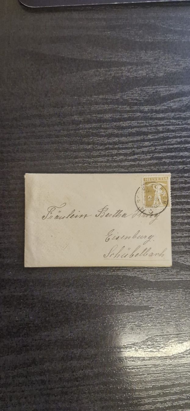 Tutti i francobolli: Couvert mit Briefmarke Walterli 2 Rp. – Usato da Schübelbach venduto da Dolly990_2 1