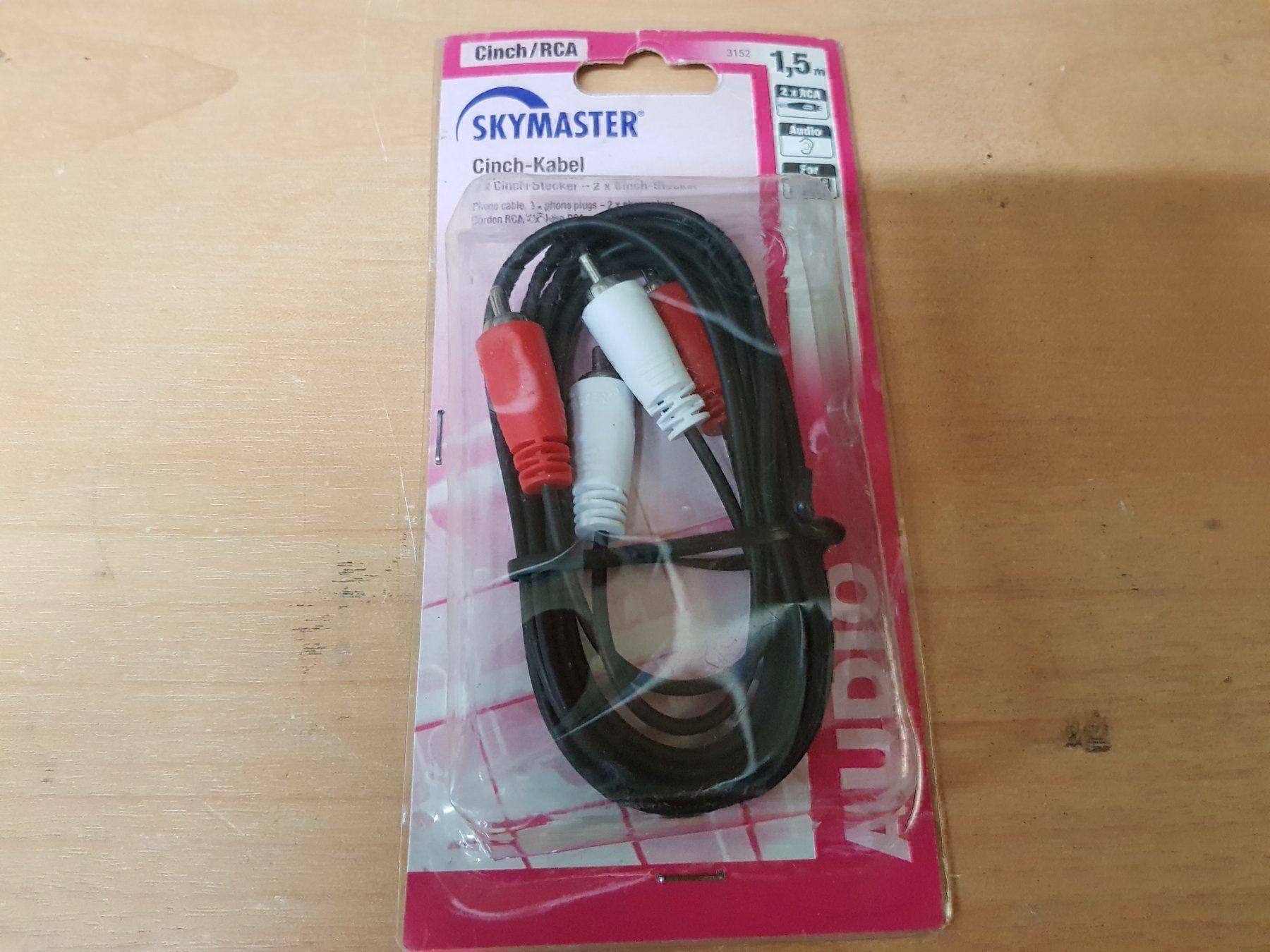 Cavi: Câble Cinch 1,5m – Nuovo e nell'imballaggio originale da Bionnens venduto da Meg011