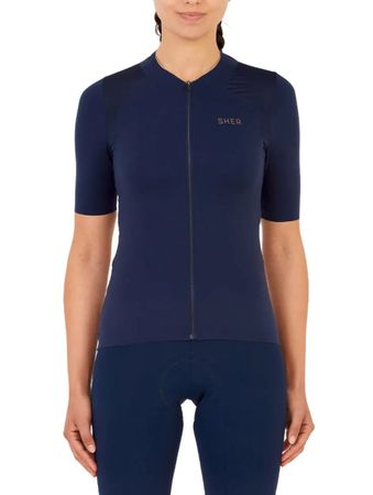 SHER Radtrikot Venere blau Grösse M