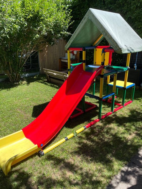 Quadro Spielhaus mit Rutsche Kaufen auf Ricardo