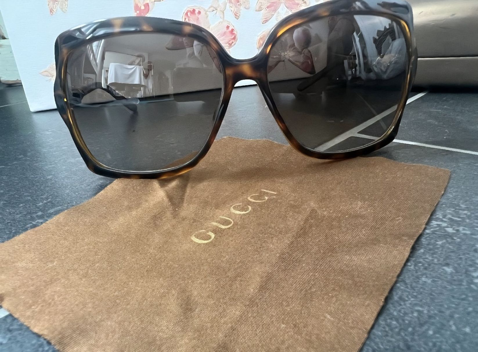 Gucci Occhiali & Lenti: Sonnenbrille Gucci Damen braun  – Usato da Naters venduto da yvi21 2