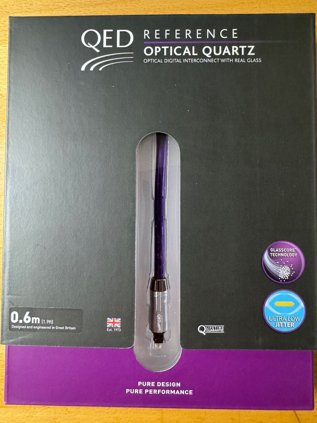 Cavi: QED Reference Optical Quartz Cable 0.6m (neu) – Nuovo e nell'imballaggio originale da Ueken venduto da highlander57
