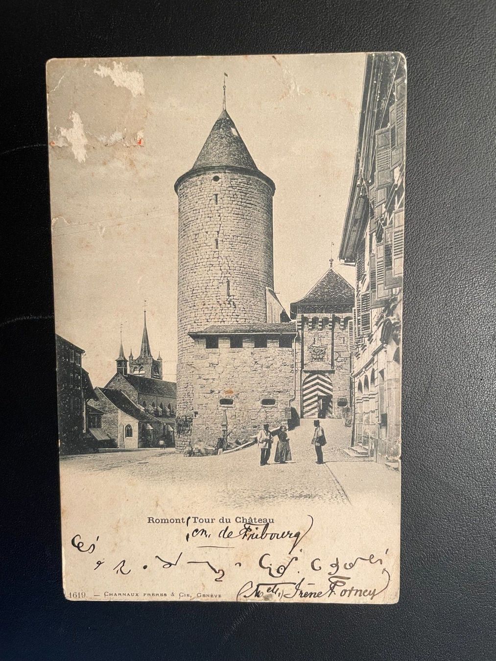Cartoline postali: AK FR Romont, Tour du Château – Difettoso da Thal venduto da Danny82