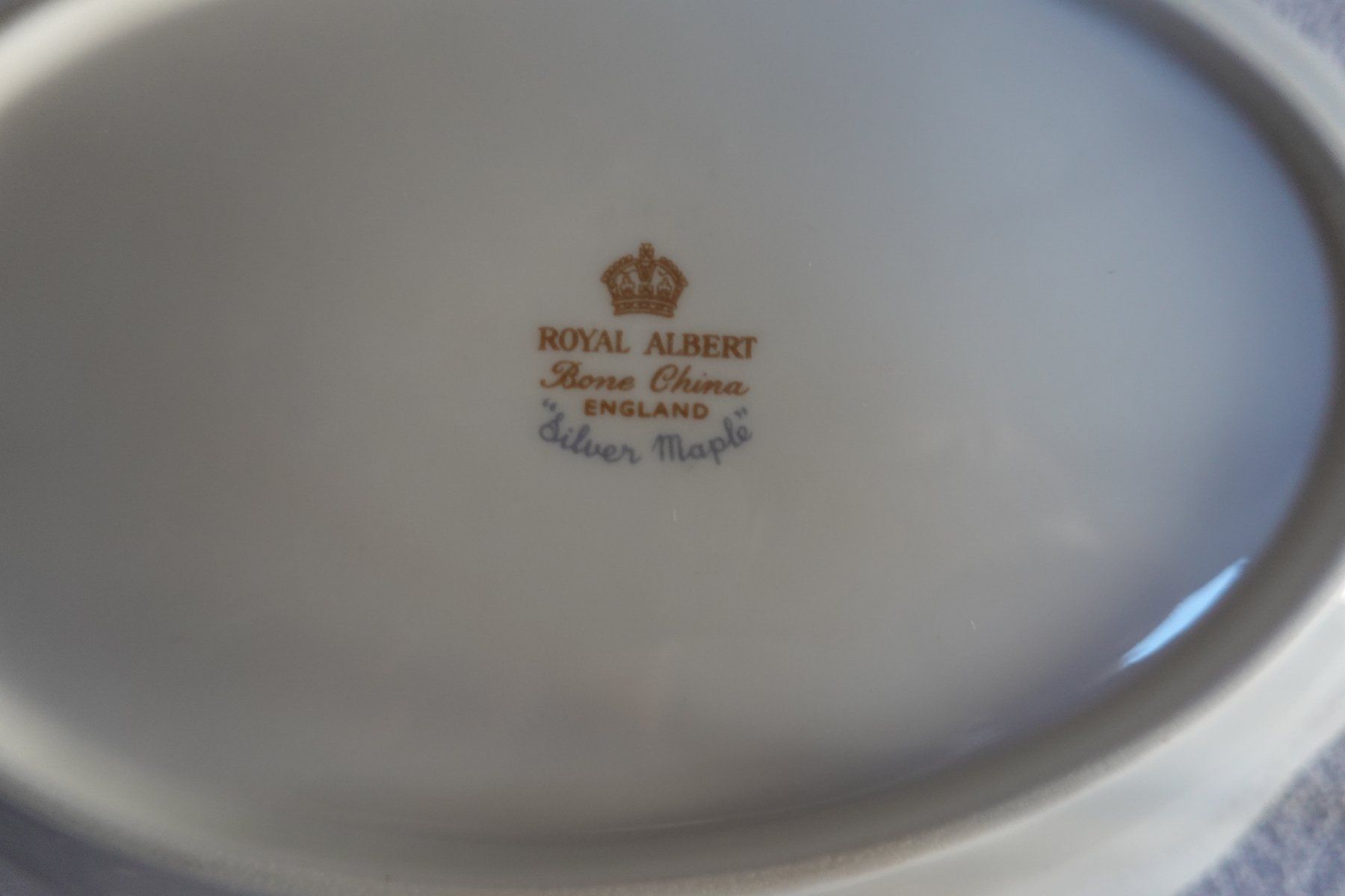 Royal Albert Set di piatti: Vintige Teeservice von Royal Albert "Silver Maple" – Usato da Horw venduto da Kiriku0 4