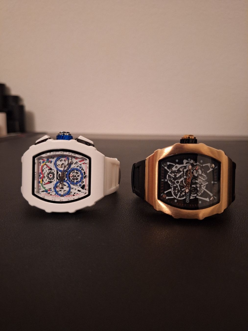 Uhren: 2x ONOLA skeleton - watches – Neu (gemäss Beschreibung) aus Biel/Bienne von Seyran 6