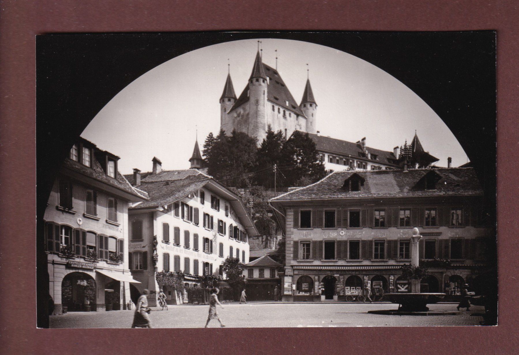 Cartoline postali: THUN - Teil mit Schloss – Usato da Pully venduto da nicecards-shop