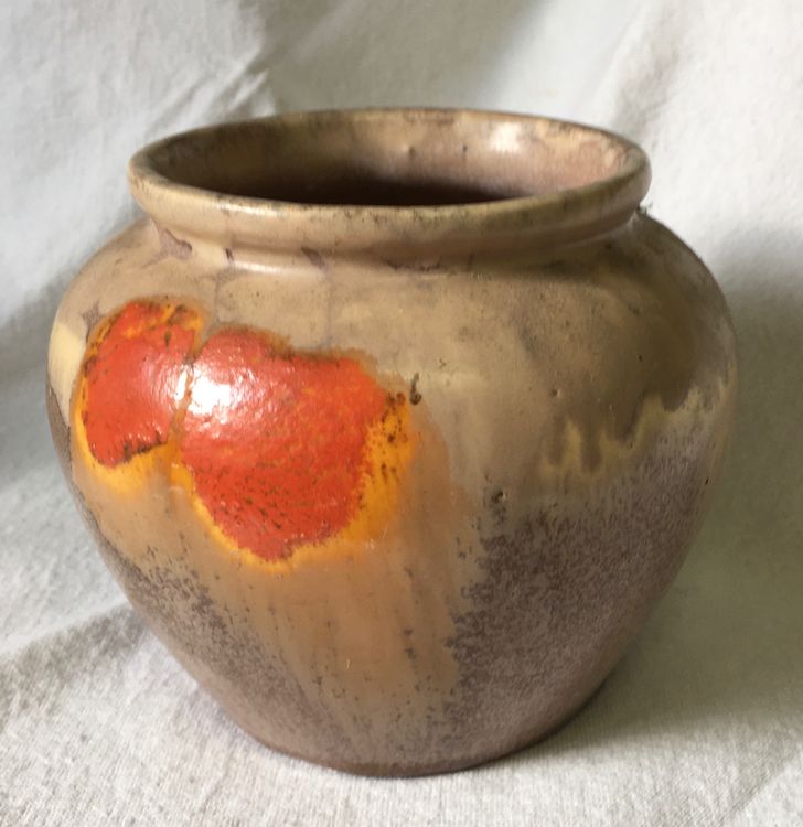 glasiertes Keramik-Gefäss / Vase - Handarbeit | Kaufen auf Ricardo