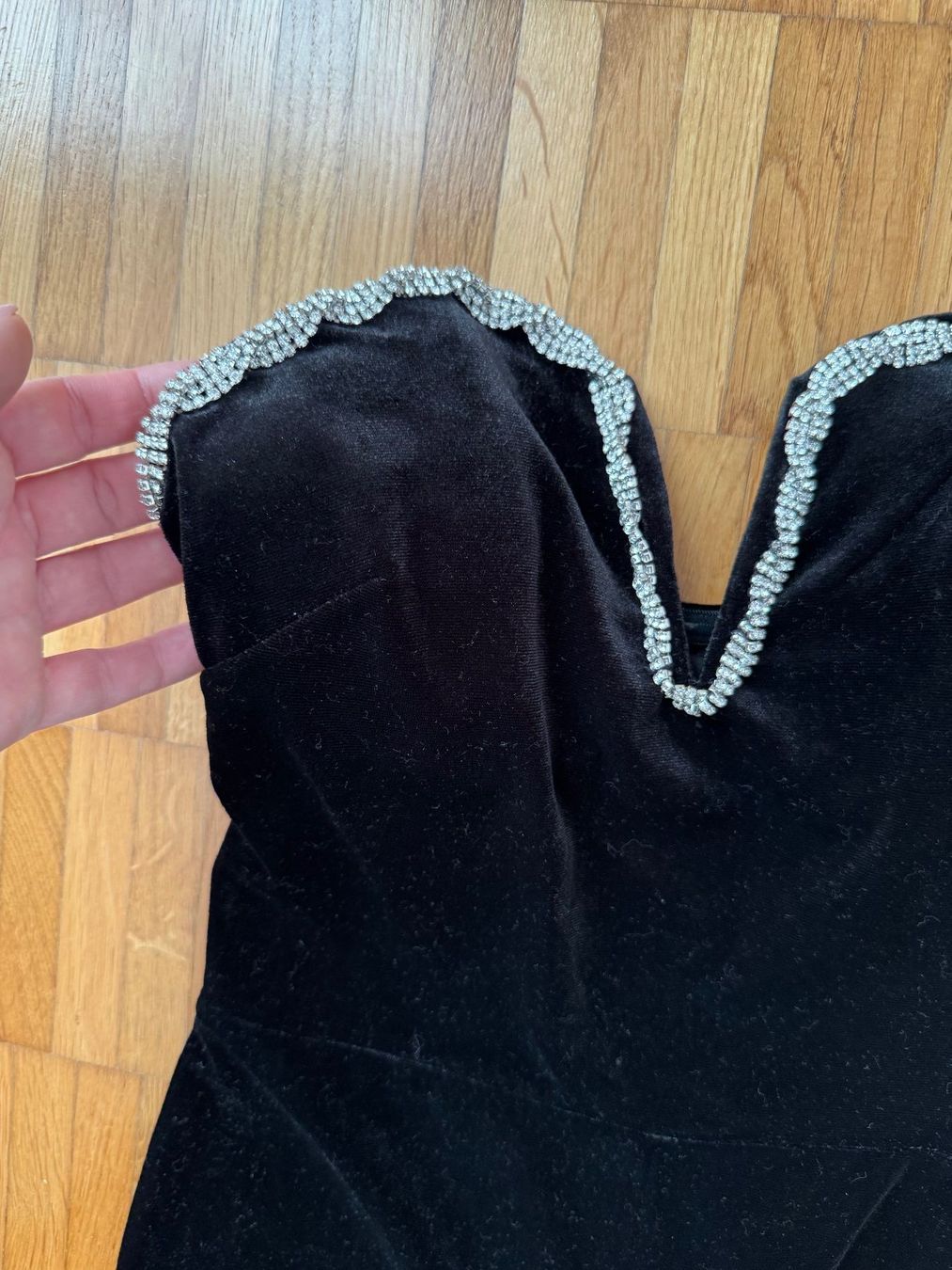 Tute: Schwarzer Samt Jumpsuit Strass Gr. 34 XS elegant Festlich – Nuovo (secondo la descrizione) da Jona venduto da Good_luck1_ 1