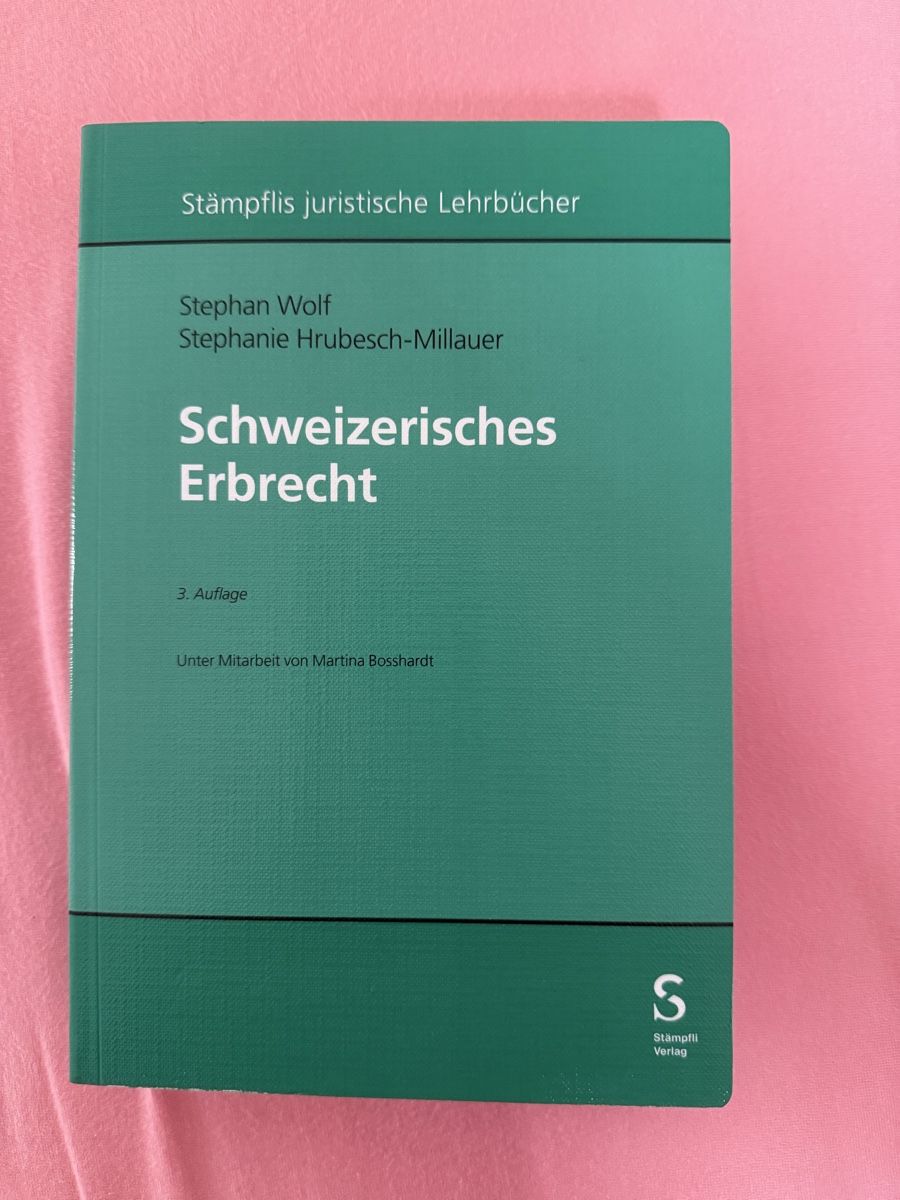 Livres: Erbrecht neue Auflage – Neuf (Voir description) à Alchenflüh par panmae8