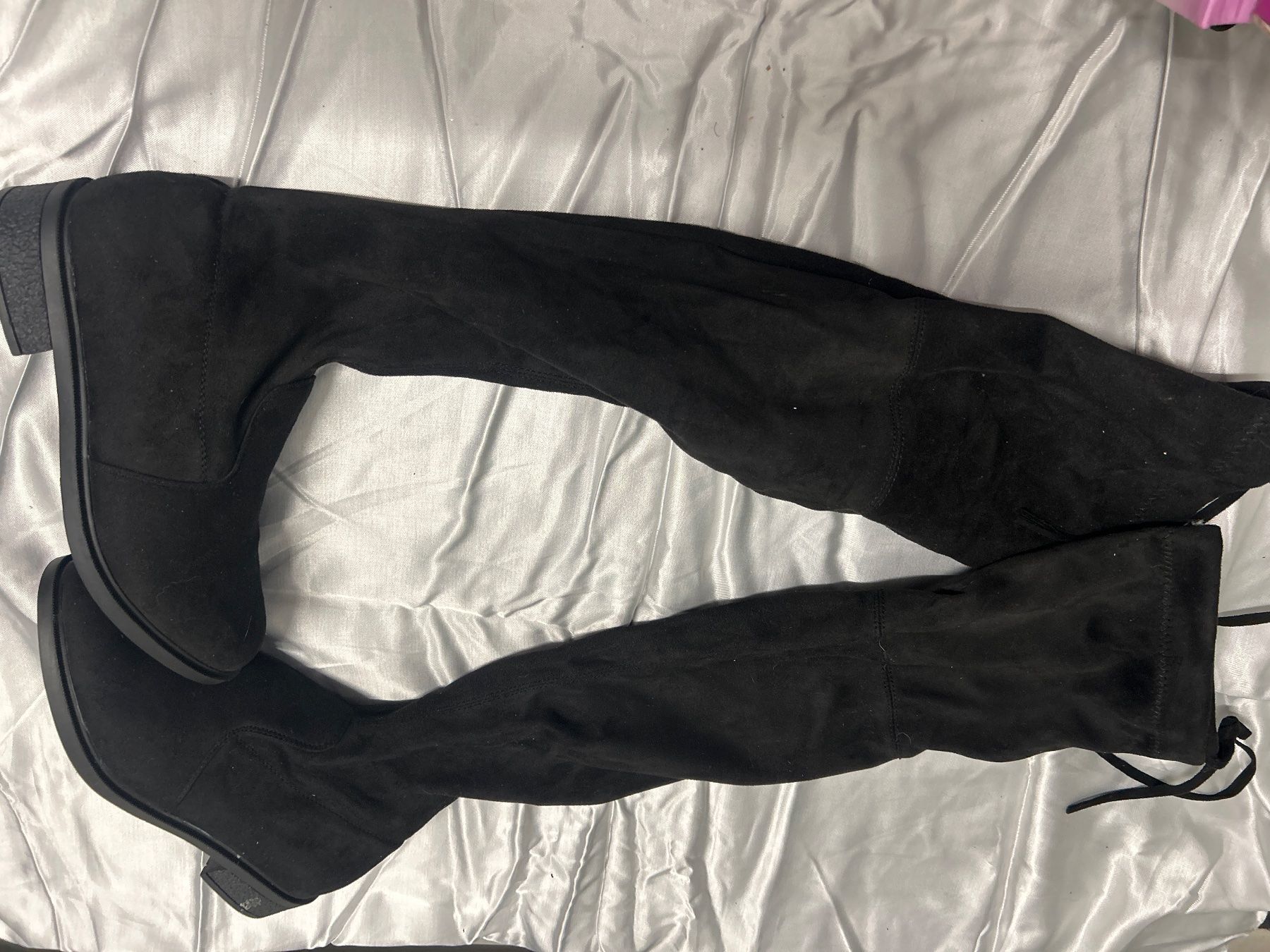Scarpe da donna: Overknie Stiefel schwarz Neu Gr 40 – Nuovo e nell'imballaggio originale da Regensdorf venduto da Spyke55