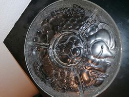 Glasschale  "Kirschen-Motiv"