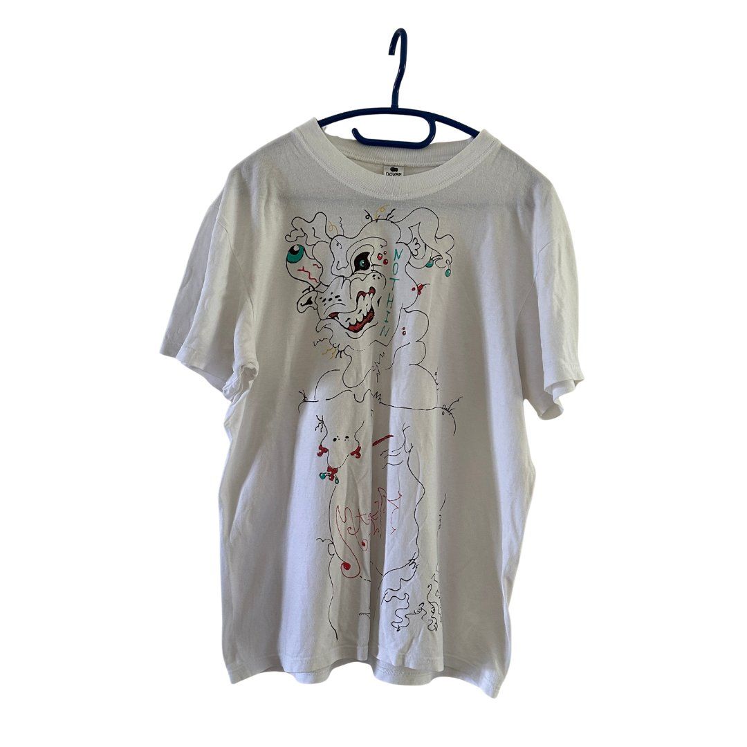 T-Shirts: Unique Custom Painted Tee – Rebellious Statement Art Shirt – Neu (gemäss Beschreibung) aus Zofingen von JumpInVintage