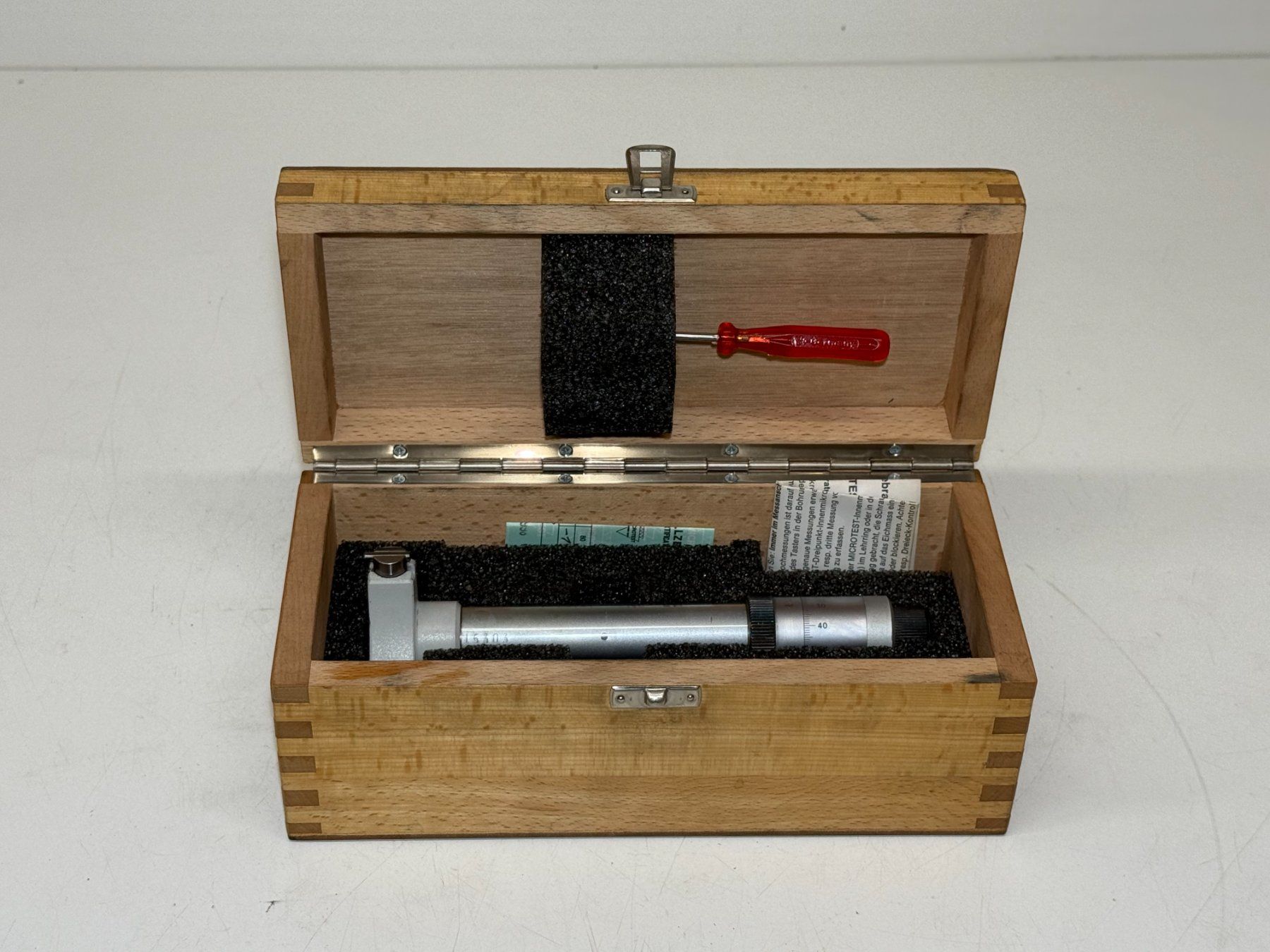 Messen: Innenmikrometer Microtest analog 3-Punkt 60-90mm – Gebraucht aus Boswil von ABLagerBoswil