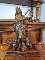 Antike Bronze Skulptur Orpheus mit Lyra