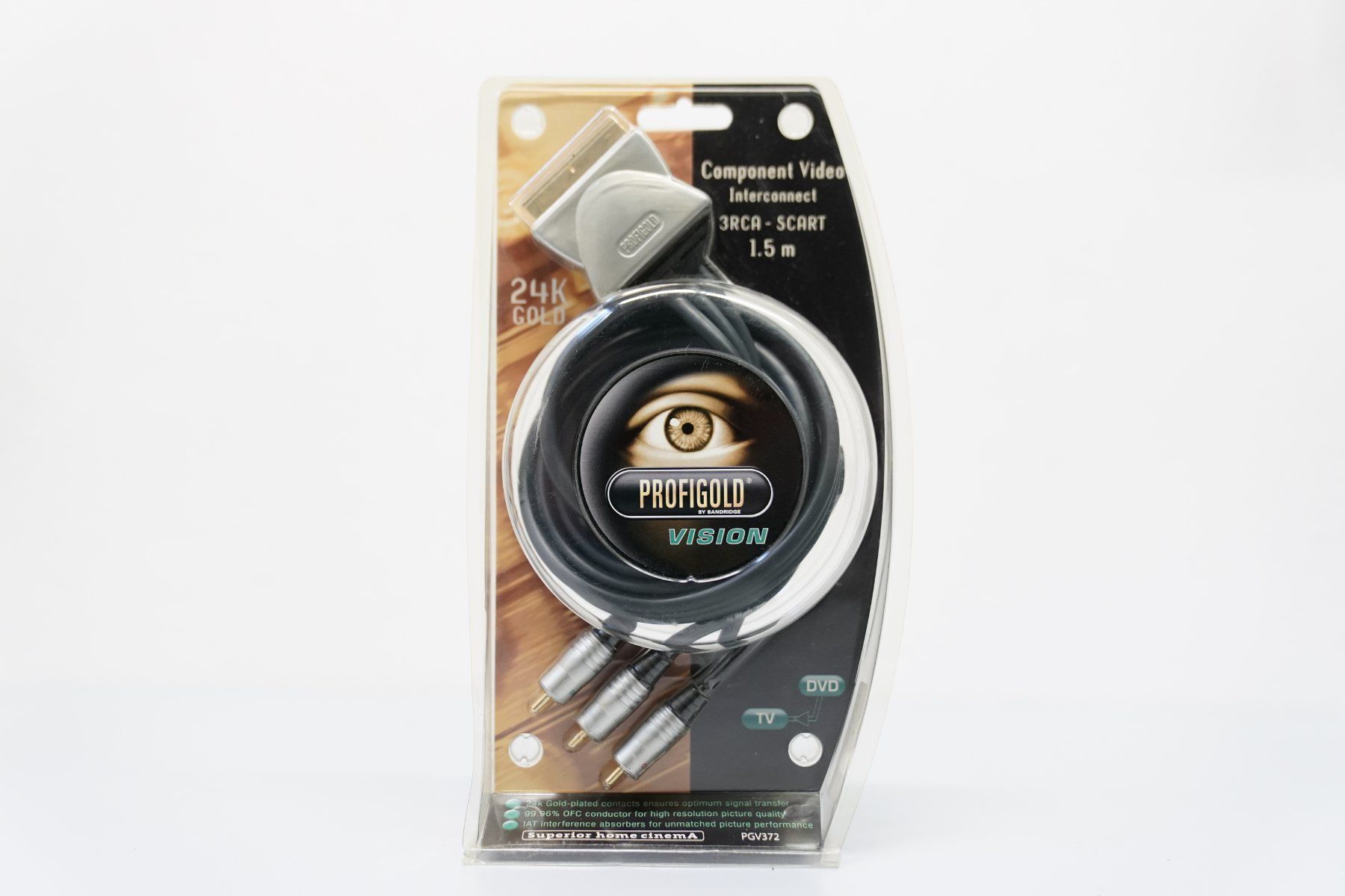 Profigold Cavi: Component-Scart Video Kabel 1.5 Meter Profigold – Nuovo e nell'imballaggio originale da Hochdorf venduto da av-electronics