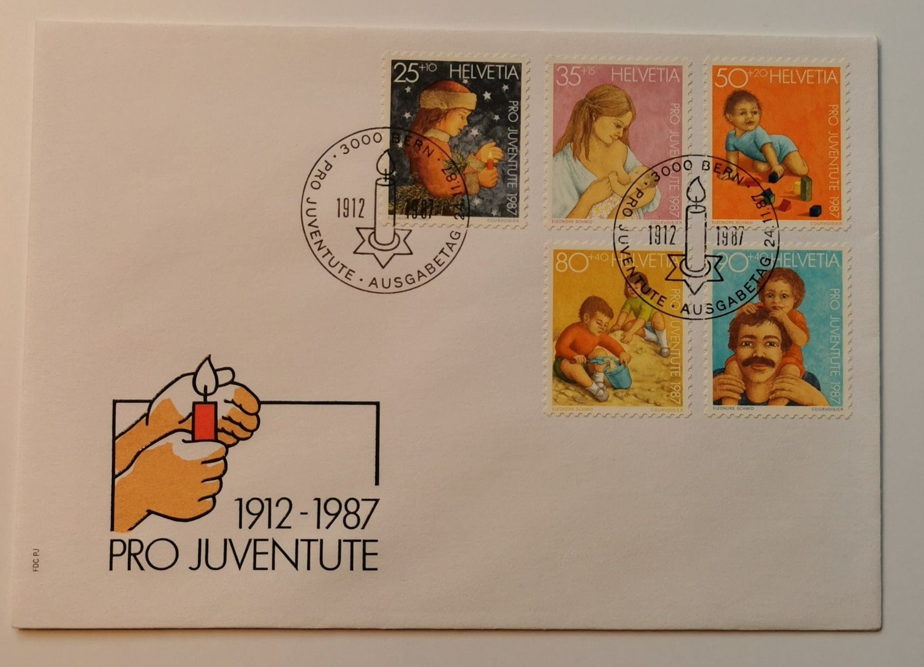 Alle Briefmarken: PJ FDC 1987 Ganze Serie – Neu (gemäss Beschreibung) aus Aadorf von Chnorli-Furz