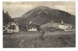 Langwies bei Arosa (GR) Dorfpartie mit Kapelle - 1922