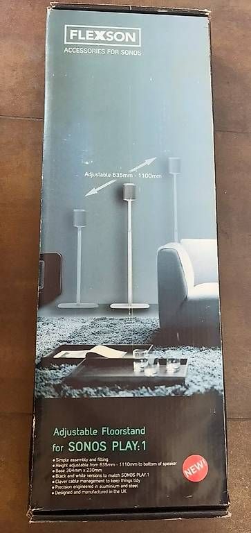 Wandhalterungen: Flexson Standfüsse Sonos PLAY:1 - Weiss – Neu und originalverpackt aus holziken von Rodolpho1