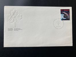 FDC Canadiens in Space 15.03.1985