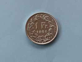 1 Fr. 1964 sehr vorzüglich