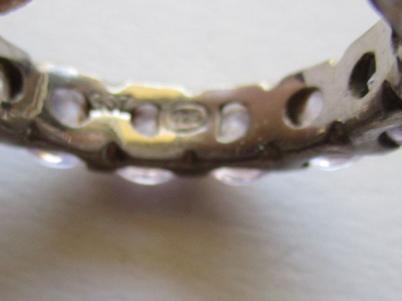 Anelli: Bague argent 925 avec pierres améthystes – Usato da La Sarraz venduto da vic_v6kz 3