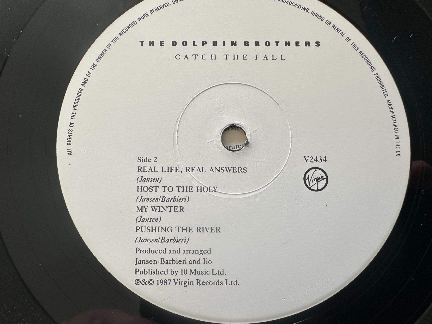 Dischi in vinile: THE DOLPHIN BROTHERS LP CATCH THE FALL – Usato da Sion venduto da jaipur1401 4