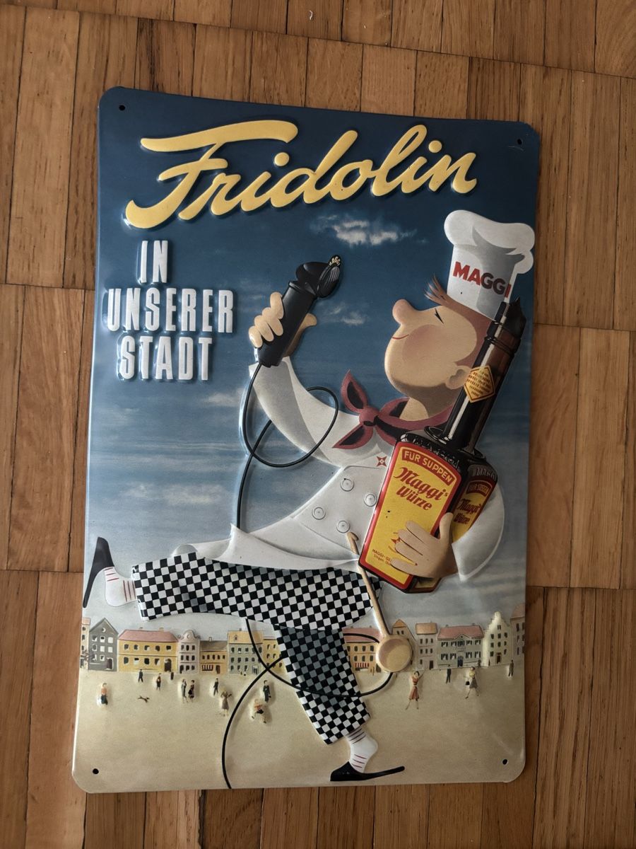 Schilder: 3 Werbe Blechschilder Nostalgie Nivea Budweiser Maggi – Neu (gemäss Beschreibung) aus Zürich von enjoyxvintage 2