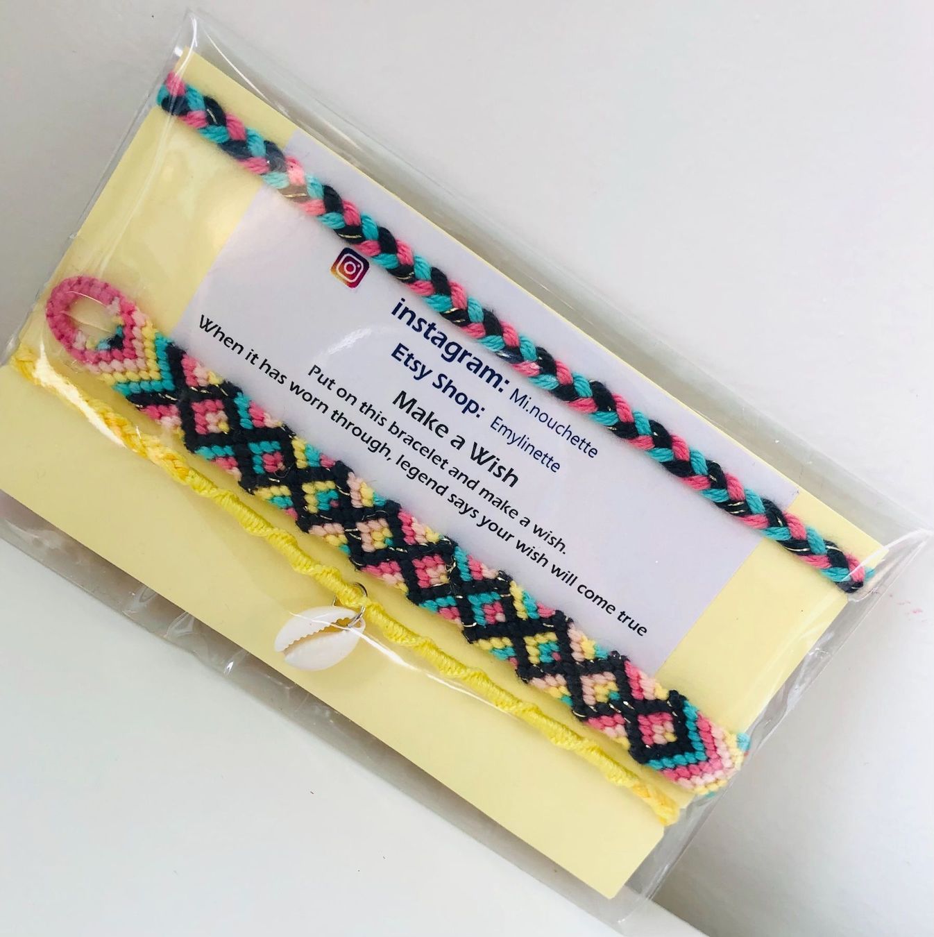 Bracciali & Braccialetti: 3 x Friendship bracelets, handmade – Nuovo e nell'imballaggio originale da Carouge GE venduto da Emilynette 2