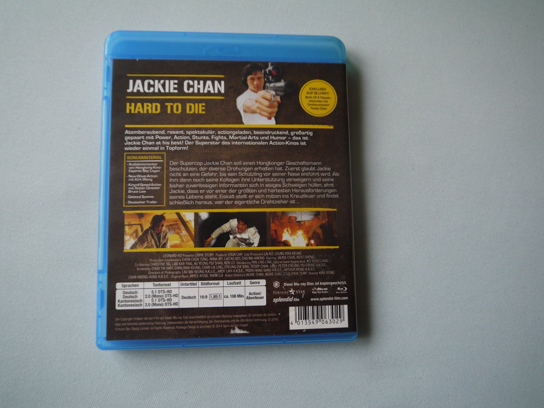 Tutti i DVDs: HARD TO DIE - Jackie Chan -selten – Usato da Hagendorn venduto da Blaf 1