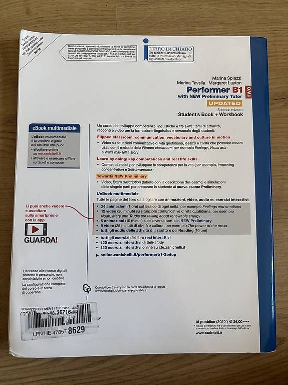 Livres: Performer B1 Two Updated  Students Book + Workbook – D'occasion à Stabio par des_z2st 1