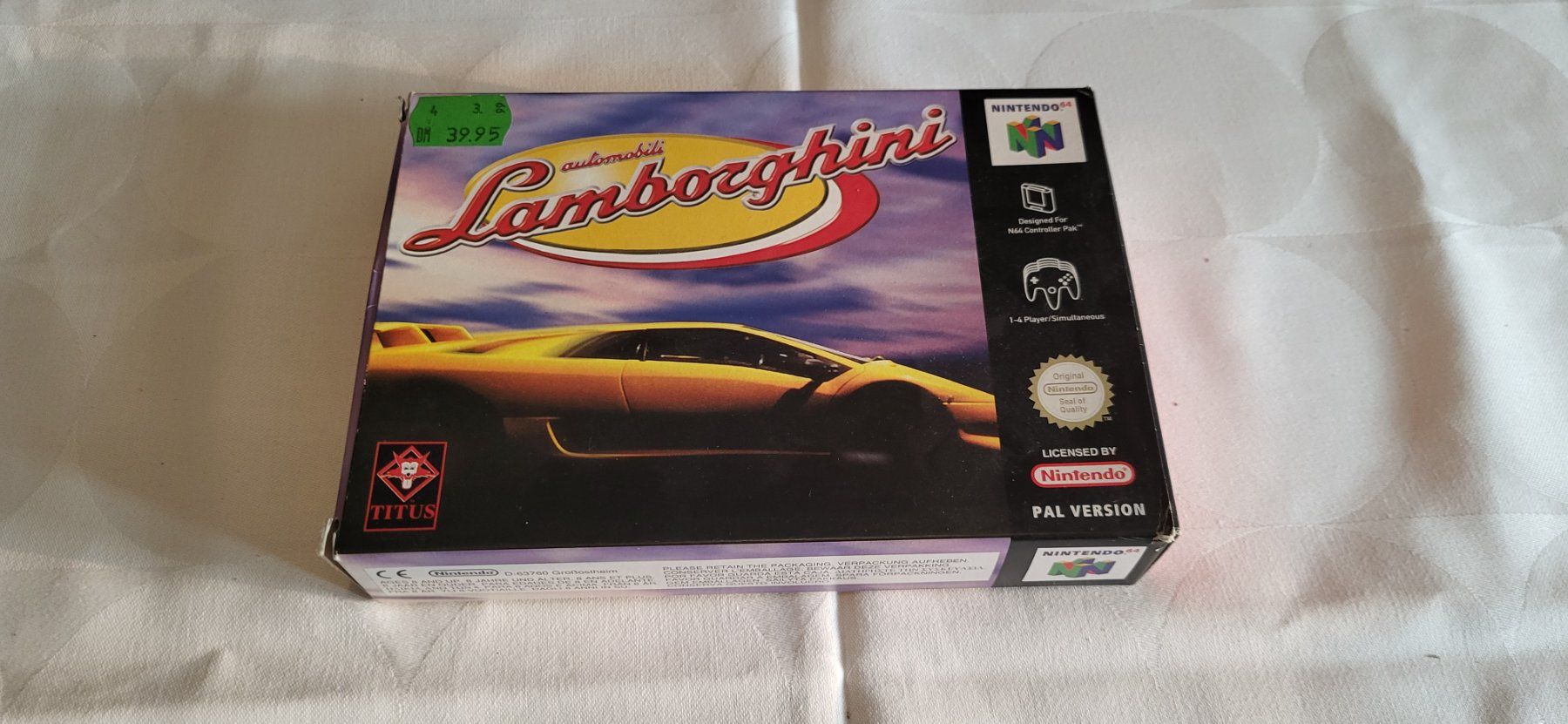 Giochi: Lamborghini Automobili OVP Nintendo 64 – Usato da Gretzenbach venduto da Uli1980