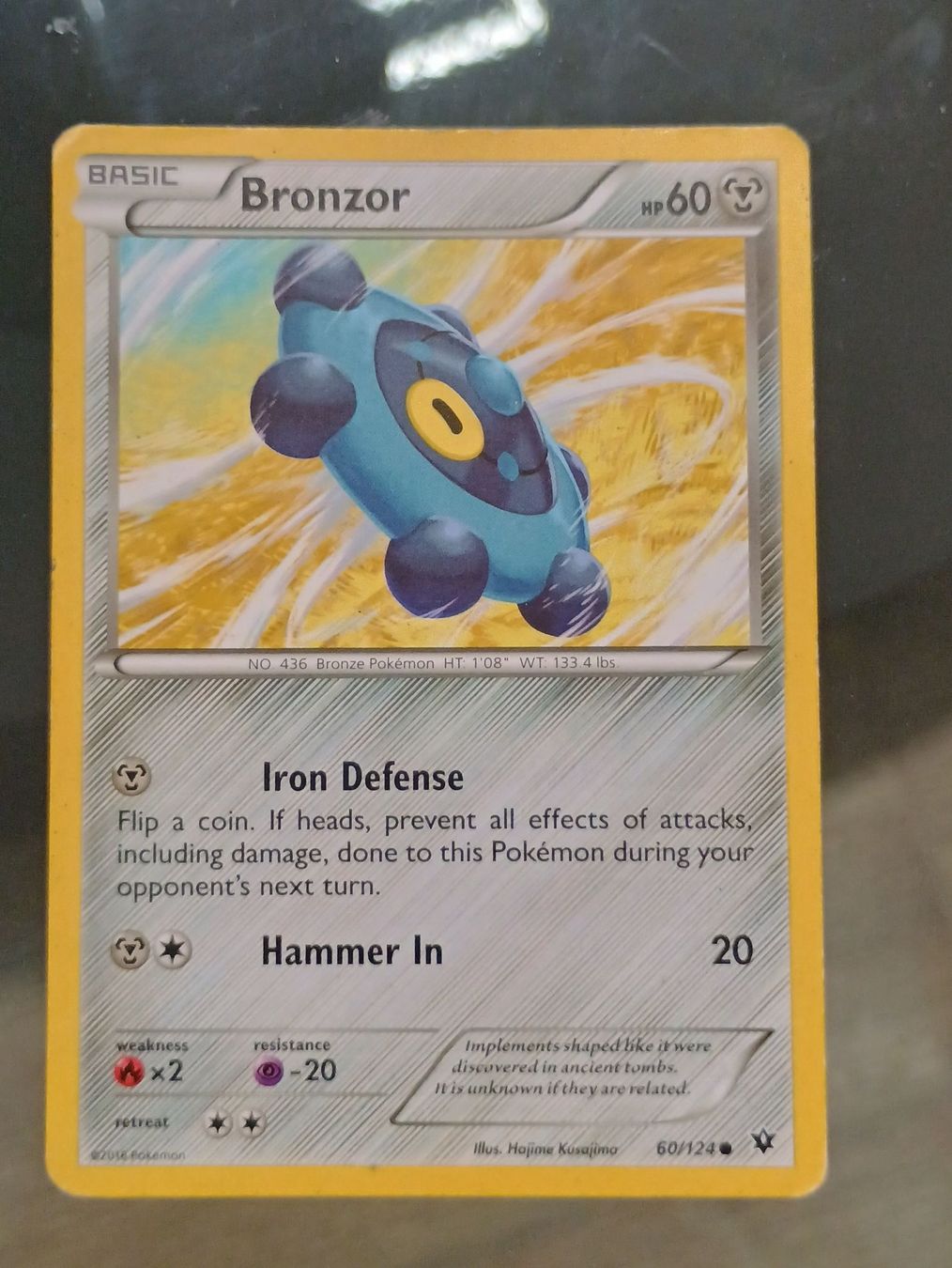 Pokémon Carte collezionabili: Bronzor Pokemon Card – Usato da Murten venduto da Palli23
