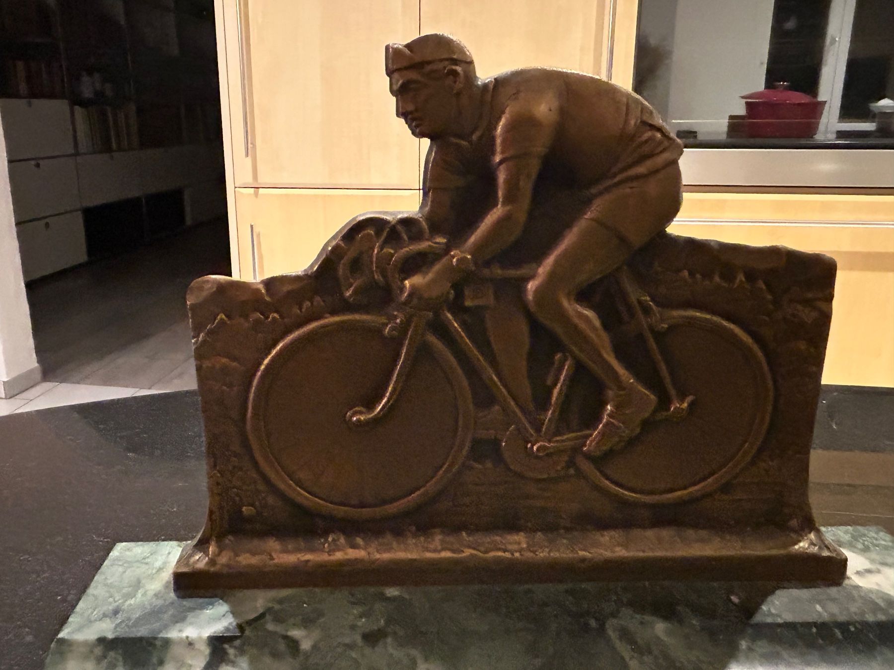 Statuette: Reussner Charles Fa. Allegro Velofahrer – Usato da Starrkirch-Wil venduto da charlywatson