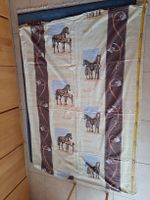 Bettbezug mit Pferde Motiven in Biberstoff