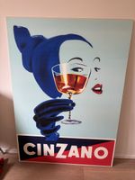 Cinzano Werbeplakat Format F4, reprodruck