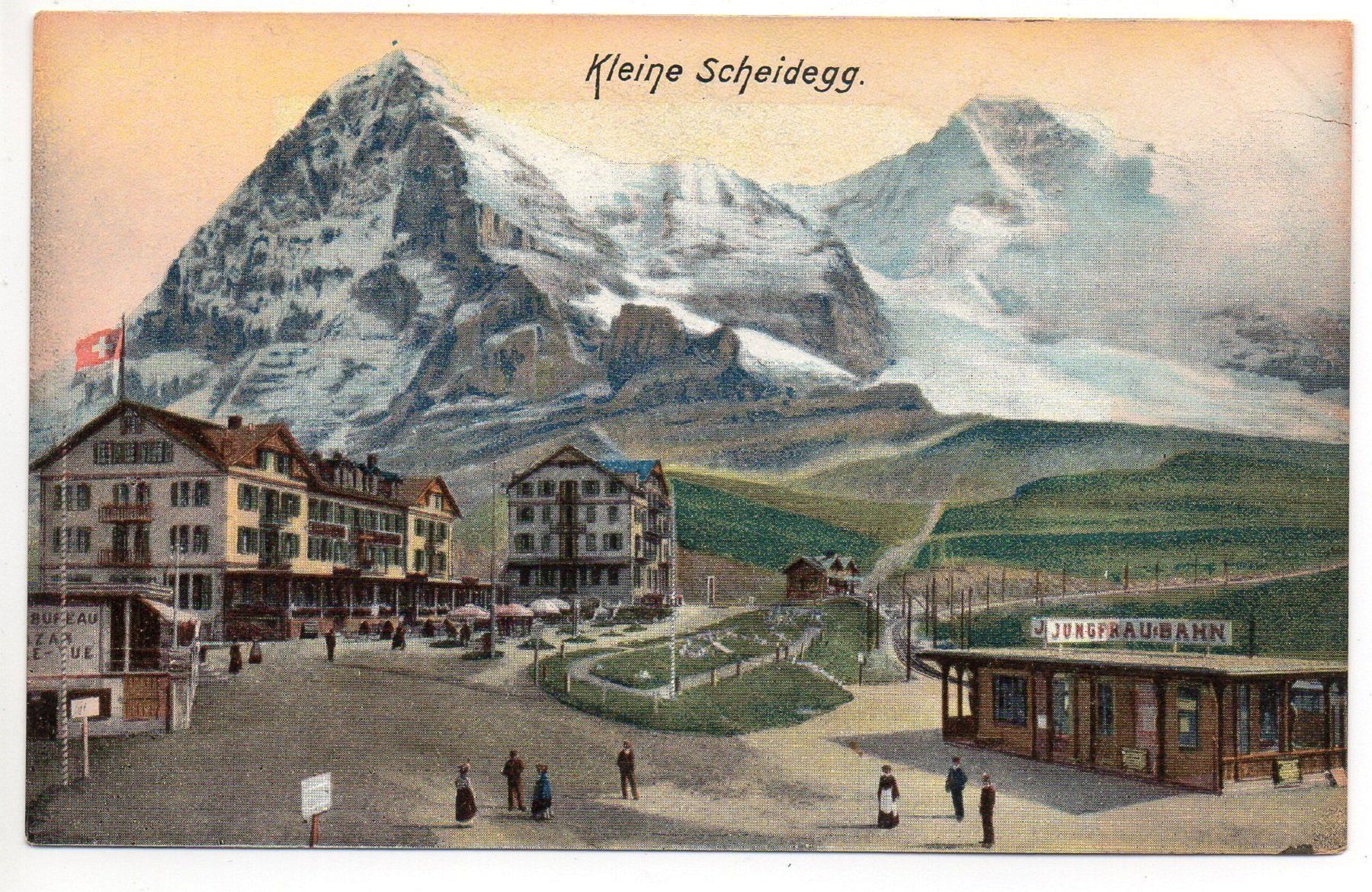 Cartoline postali: GRINDELWALD Kl. Scheidegg Jungfraubahn – Nuovo (secondo la descrizione) da Jona venduto da philajona