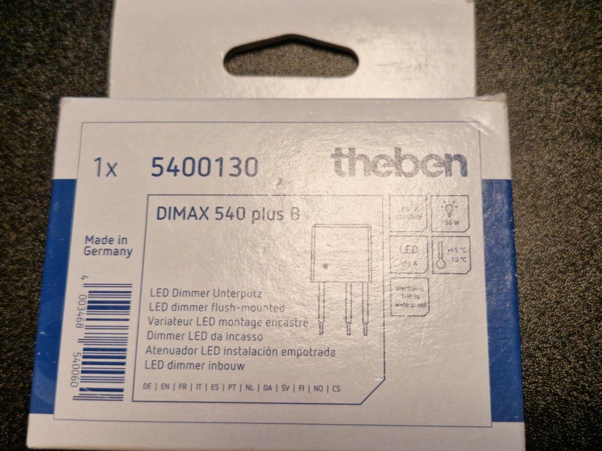 Elektronikbauteile: Theben DIMAX 540 plus B LED Dimmer - Neu – Neu und originalverpackt aus Igis von Vulleta.38